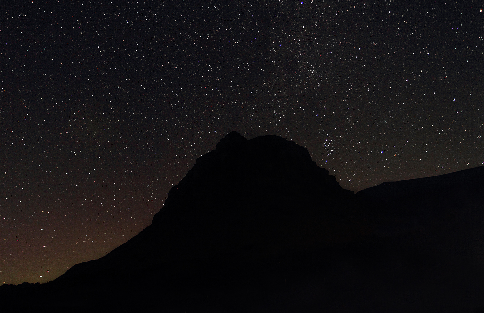 Logans Pass at night